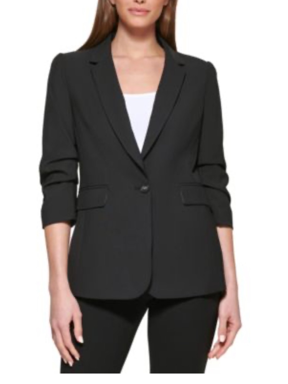 DKNY SOFT CASUAL ONE BUTTON BLAZER NEW WITH TAG